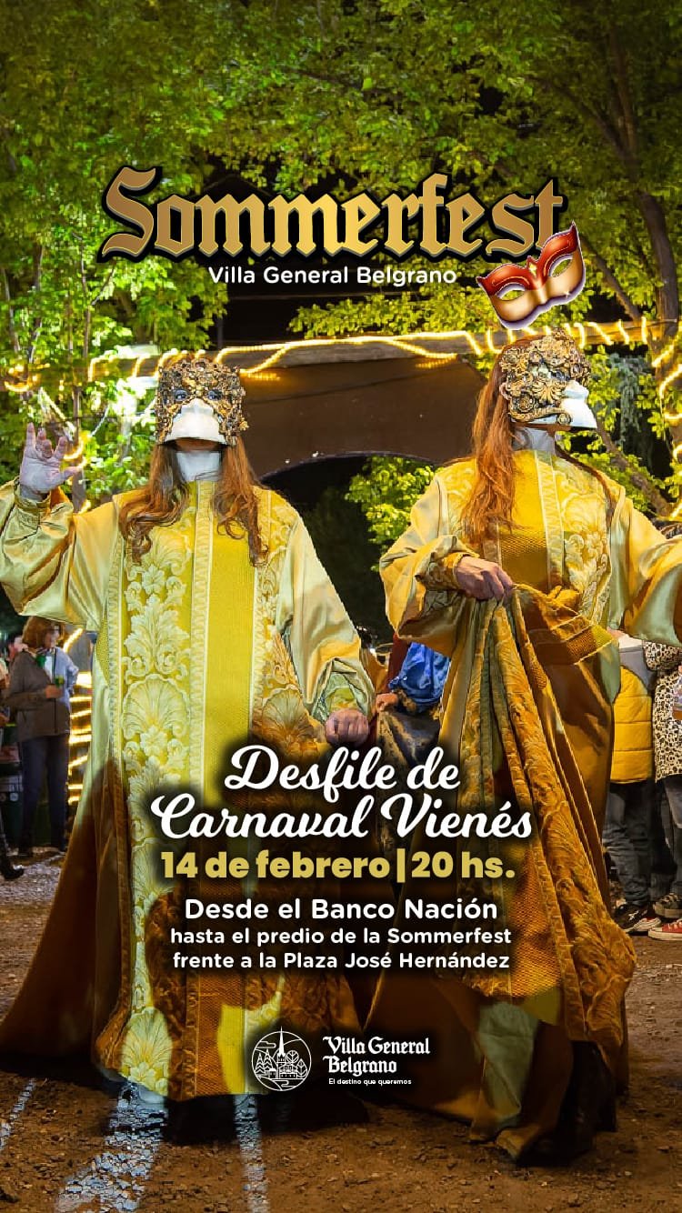 Sommerfest de Carnaval en Villa General Belgrano