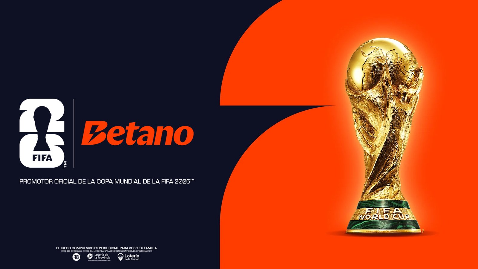 Betano será sponsor regional del Mundial 2026