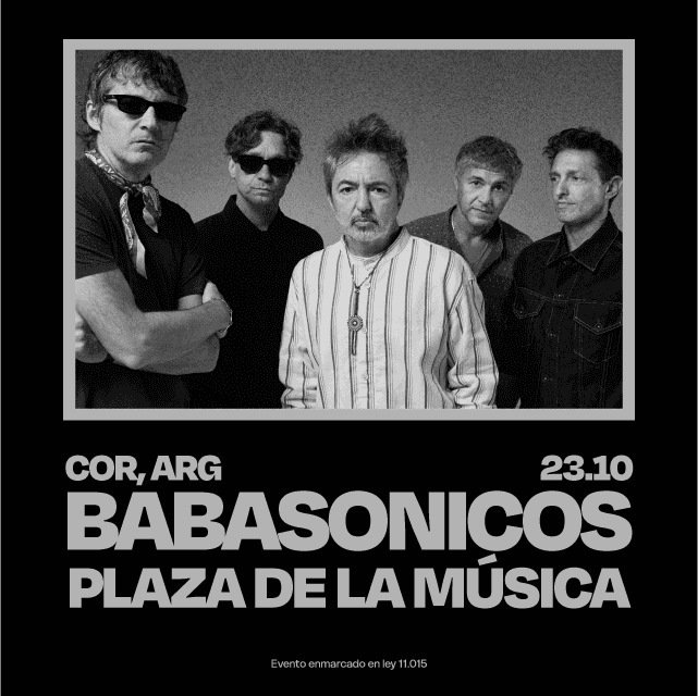 Babasónicos se presenta en Plaza de la Música